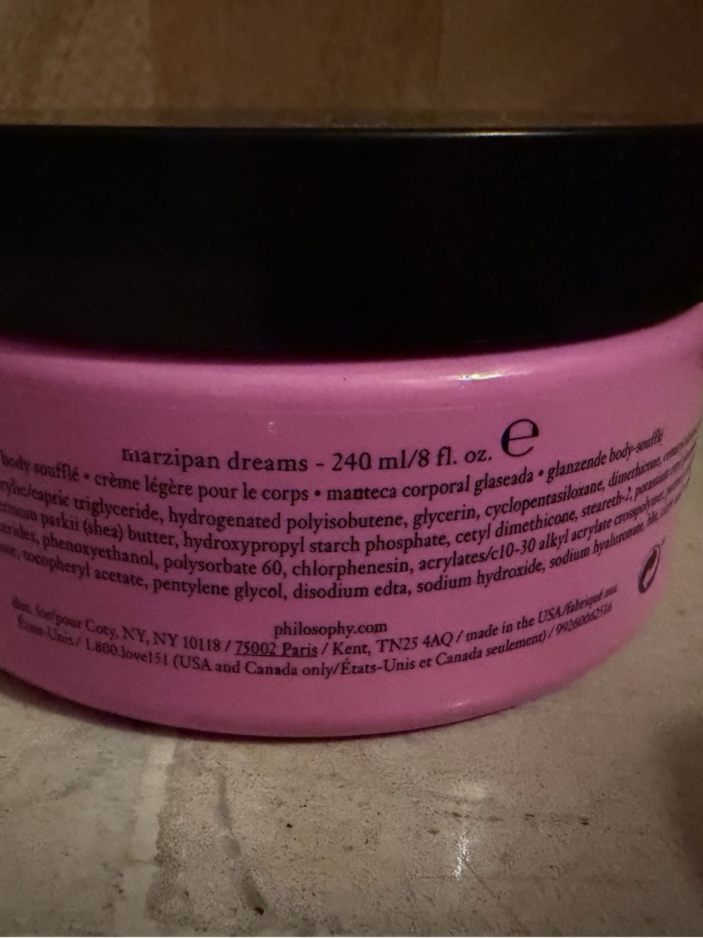 Philosophy Marzipan Dreams Body Cream 240 mL / 8 fl. oz. - Picture 2 of 2